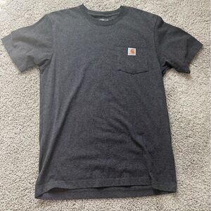 Carhartt Charcoal Short-Sleeve Pocket Tee